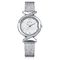 Custom Brand Logo Quartz Ladies Wrist Watch With Stainless Steel Mesh Band