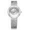 Japan Movt Quartz Female Wrist Watches Stainless Steel Back Water Resistant