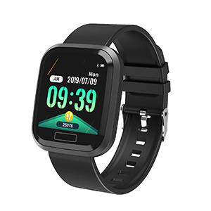 2019のスポーツの0.96inchのスマートな腕時計の適性のブレスレットT8はタッチ画面サポートgpsのステップ追跡者の電話のメッセージの心拍数を導きました