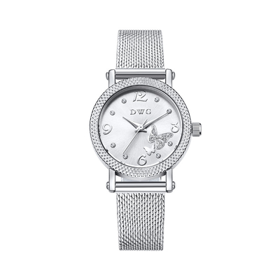 SS Strap BSCI Seiko PC21s Female Quartz Watch Matte Dial
