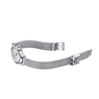 SS Strap BSCI Seiko PC21s Female Quartz Watch Matte Dial