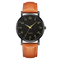 Fashion Quartz Stainless Steel Watch Luxury Leather Minimalist Watch Waterproof OEM