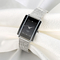 Luxury Quartz Female Wrist Watches Black Ceramic Diamonds Decoration Waterproof
